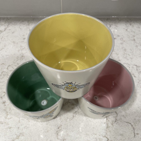 Dragonfly GOLDMINC 5” Planter w/Drain Hole Under The Sun 2021 Blue Sky Clayworks - Picture 8 of 8